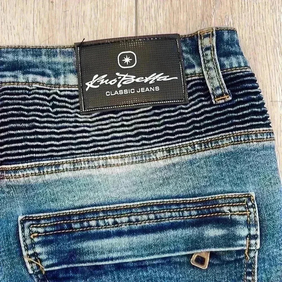 Men's Blue Denim Jeans - Picture 9 of 10